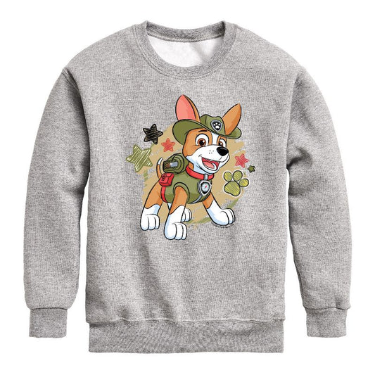 Boys' - Paw Patrol - Tracker Paw Patrol Graphic Long Sleeve Fleece Sweatshirt