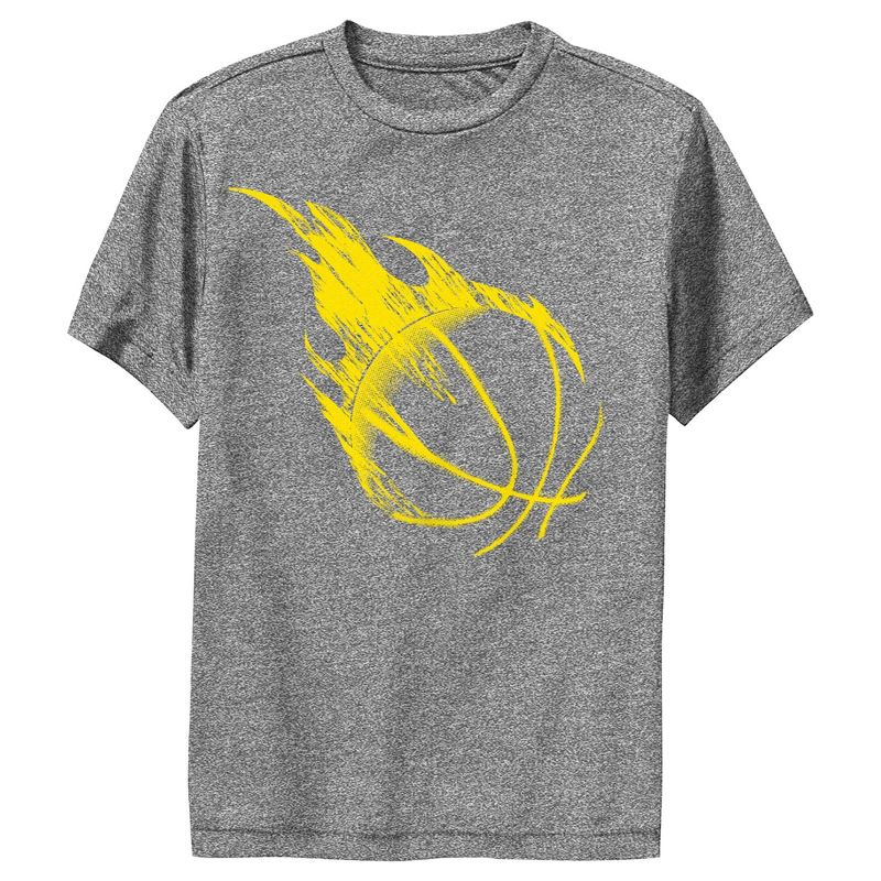 Boy's Lost Gods Fast Yellow Basketball Performance Tee