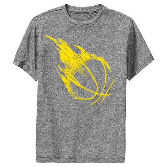 Boy's Lost Gods Fast Yellow Basketball Performance Tee