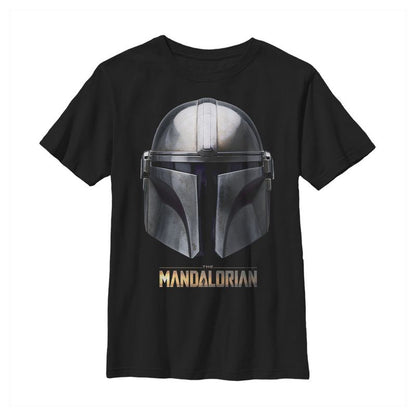 Boy's Star Wars The Mandalorian Iconic Helmet T-Shirt