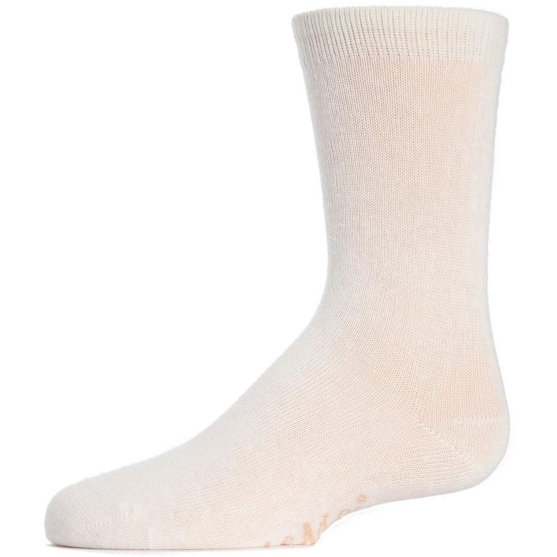 Memoi Kids' Basic Cotton Blend Crew Socks