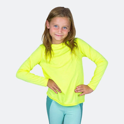قميص سباحة Vapor Apparel Youth UPF 50+ للحماية من أشعة الشمس فوق البنفسجية بأكمام طويلة وواقي من الطفح الجلدي