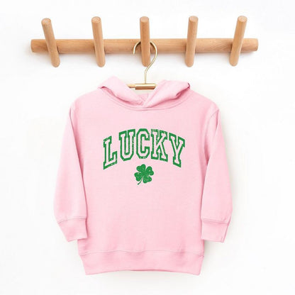 The Juniper Shop Lucky Clover Distressed Toddler Graphic Hoodie