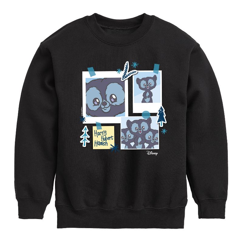 Boys' - Disney - Harris, Hubert, & Hamish Graphic Long Sleeve Fleece Sweatshirt