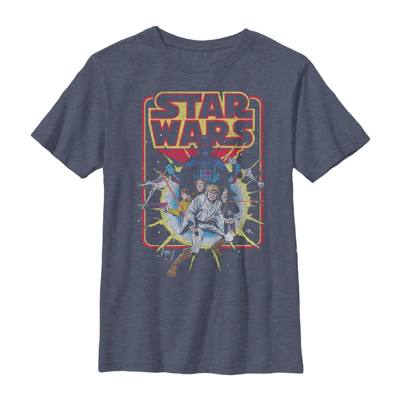Boy's Star Wars Retro Explosion T-Shirt