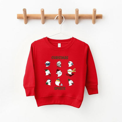 سويت شيرت جرافيكي ناعم للغاية بكلمات خضراء من Juniper Shop Christmas Spirits Youth