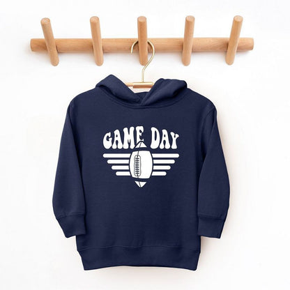 The Juniper Shop Football Game Day Stripes Toddler Graphic Hoodie
