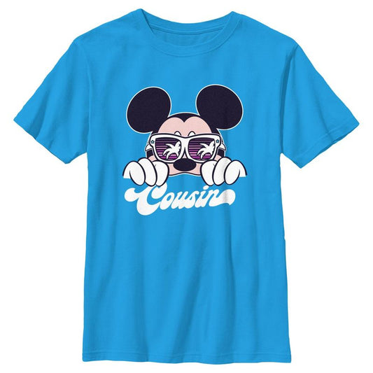 تي شيرت صيفي رائع للأولاد مطبوع عليه ميكي وأصدقاؤه