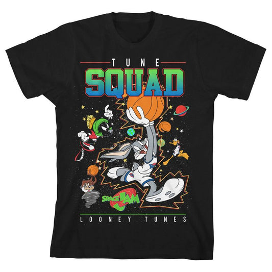 تي شيرت جرافيكي أسود للأولاد من Space Jam Tune Squad