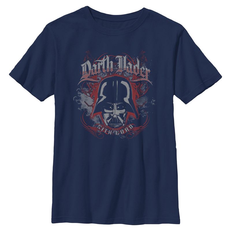 Boys Star Wars Sith Lord Darth Vader Face T Shirt