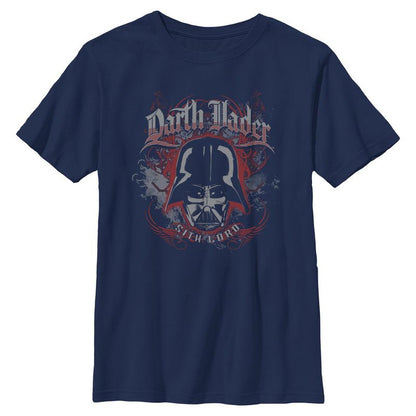 Boys Star Wars Sith Lord Darth Vader Face T Shirt