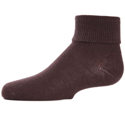 Memoi Kids' Triple Roll Cotton Blend Ankle Socks