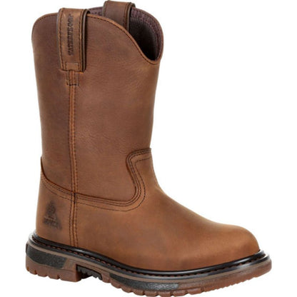 Rocky Kid's Original Ride FLX Waterproof Brown Western Boot