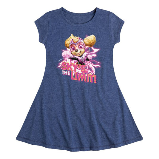 Girls' - Paw Patrol - Skys The Limit Fit & Flair Cap Sleeve Dress