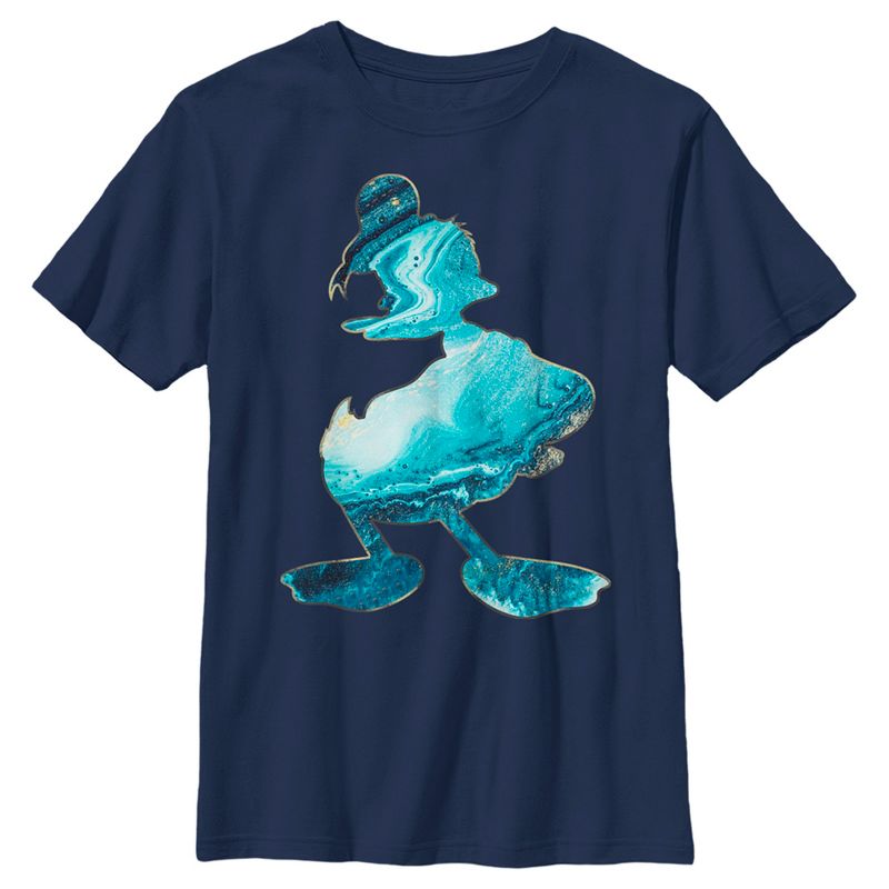 تي شيرت ميكي وأصدقاؤه دونالد داك برسومات دوامة ملونة للأولاد