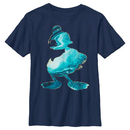 تي شيرت ميكي وأصدقاؤه دونالد داك برسومات دوامة ملونة للأولاد