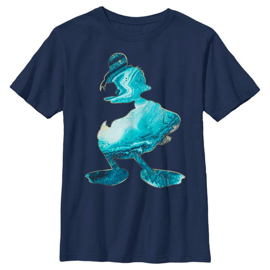 تي شيرت ميكي وأصدقاؤه دونالد داك برسومات دوامة ملونة للأولاد