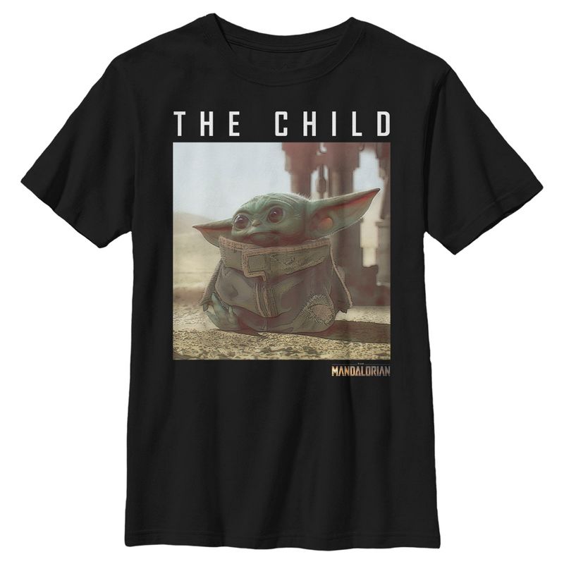 Boy's Star Wars The Mandalorian The Child Frame T-Shirt