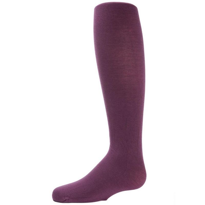 Memoi Girls' Soft Pima Cotton Opaque Tights
