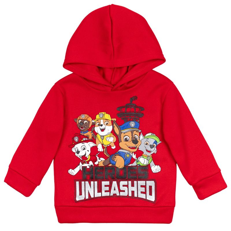 Paw Patrol Rocky Zuma Rubble Fleece Pullover Hoodie Toddler