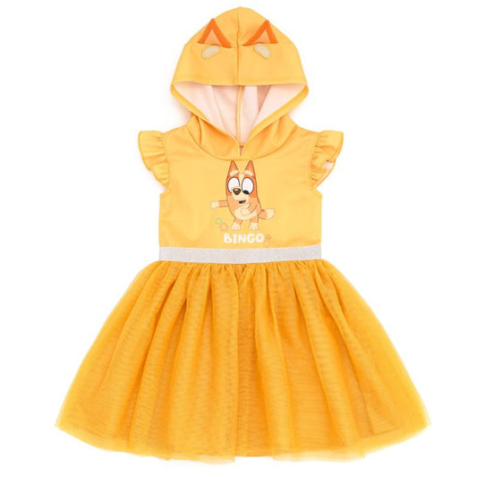 Bluey Girls Mesh Cosplay Dress Little Kid to Big Kid