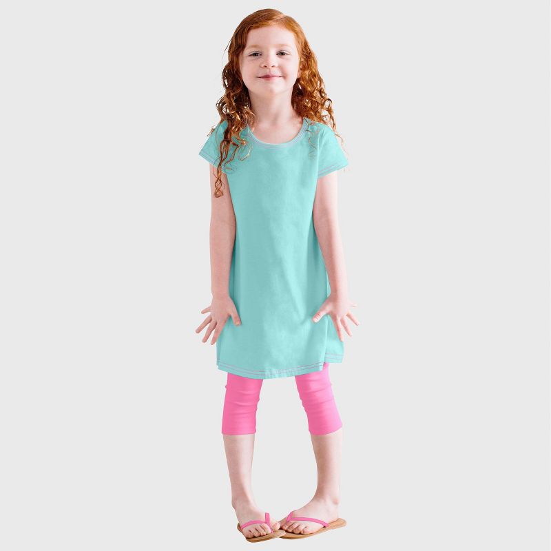 City Threads Soft Knit Jersey Girls Cap Sleeve Dress - USA-Made