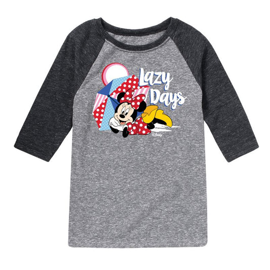 Boys' - Disney - Minnie Mouse Raglan Graphic T-Shirt