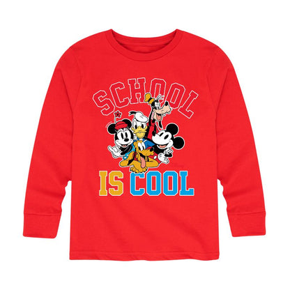 Boys' - Disney - School Is Cool Long Sleeve Graphic T-Shirt