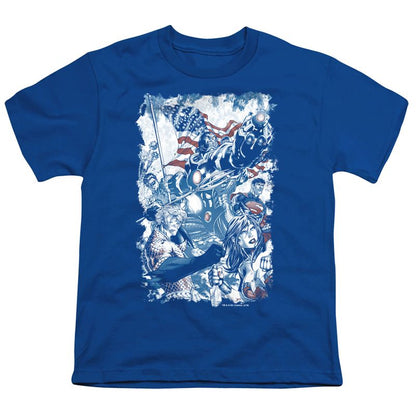 Boys' Jla American Justice T-Shirt