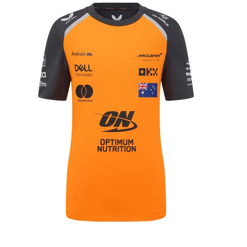 Castore McLaren F1 Kids 2025 Oscar Piastri Team Set Up T-Shirt