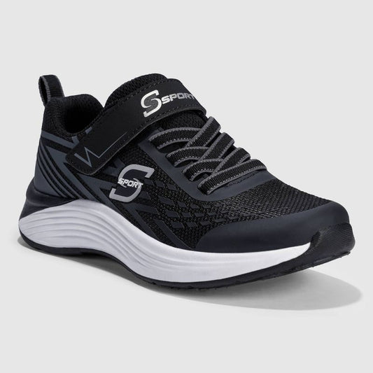 حذاء رياضي سبنسر للأطفال من S Sport By Skechers - أسود