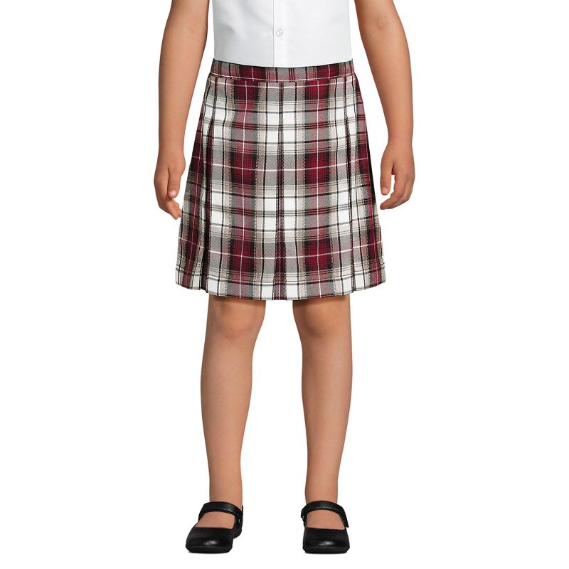 Lands' End School Uniform Kids Plaid Box Pleat Skirt Top of the Knee (Part 2)