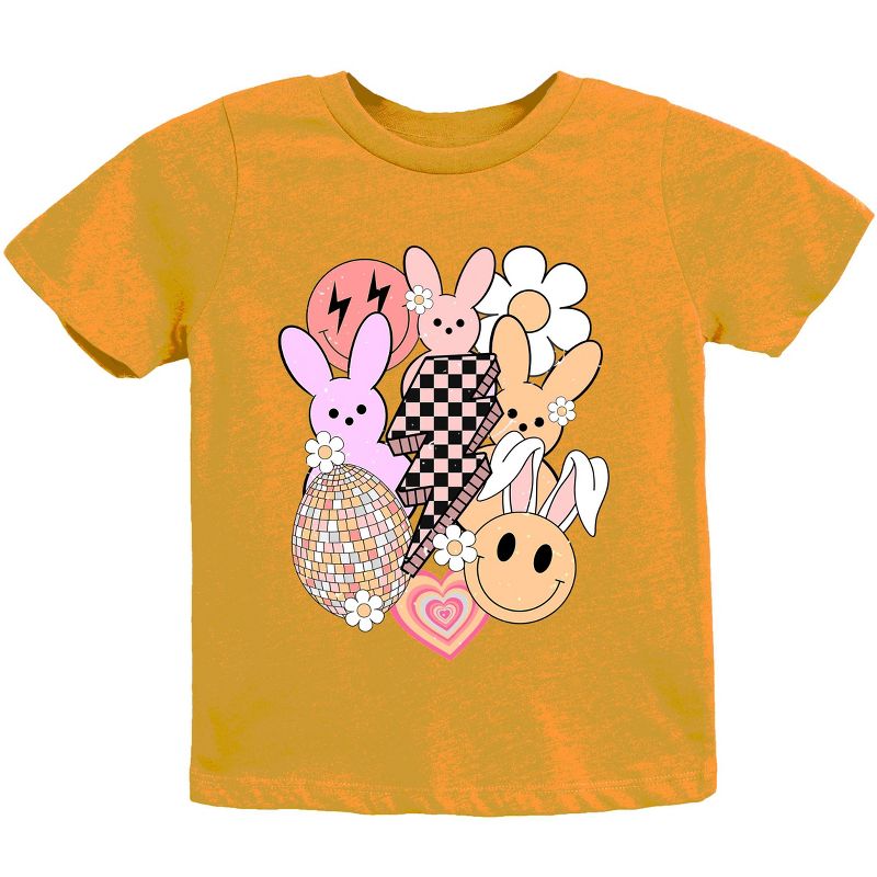 تي شيرت شبابي بأكمام قصيرة بتصميم ريترو لعيد الفصح من متجر جونيبر