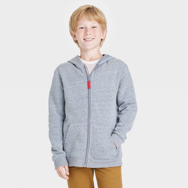 Boys' Fleece Zip-Up Sweatshirt - Cat & Jack™