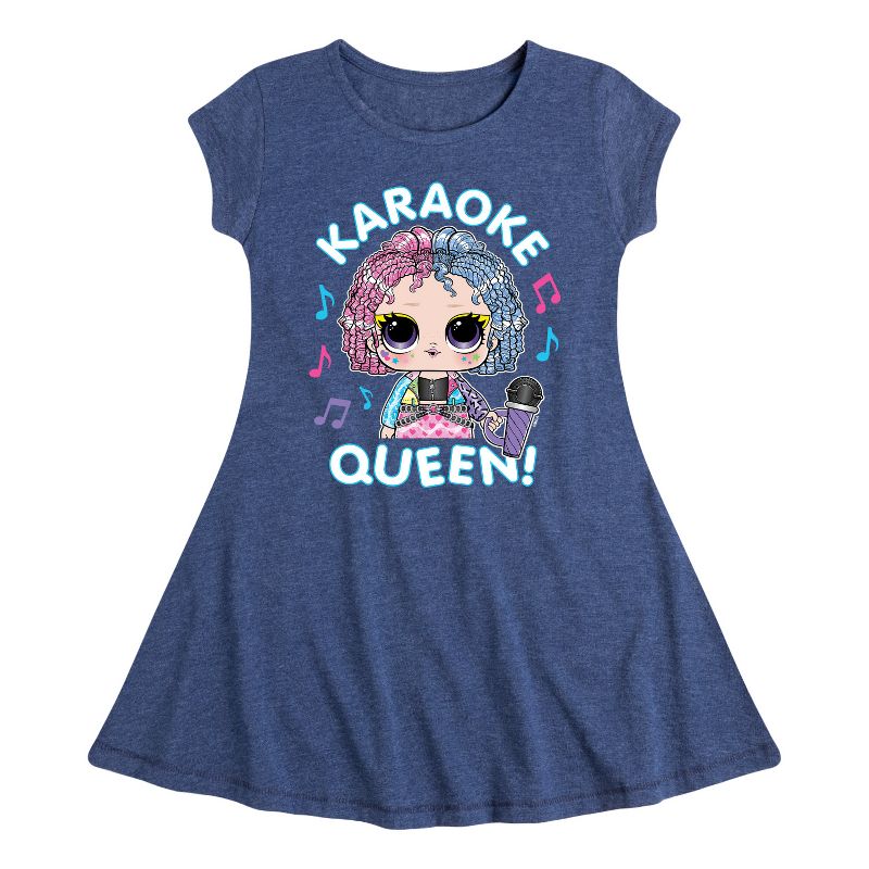 Girls' - LOL Surprise! - Karaoke Queen Fit & Flair Cap Sleeve Dress