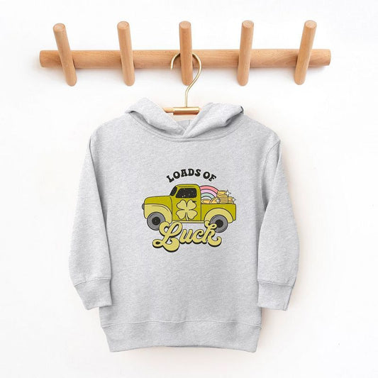 The Juniper Shop Loads Of Luck Retro Truck Toddler Graphic Hoodie