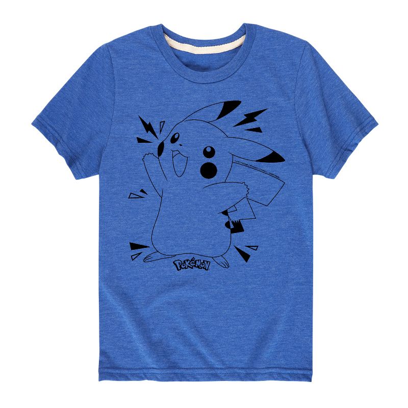 تي شيرت جرافيكي بأكمام قصيرة للأولاد - بوكيمون - بوكيديكس بيكاتشو