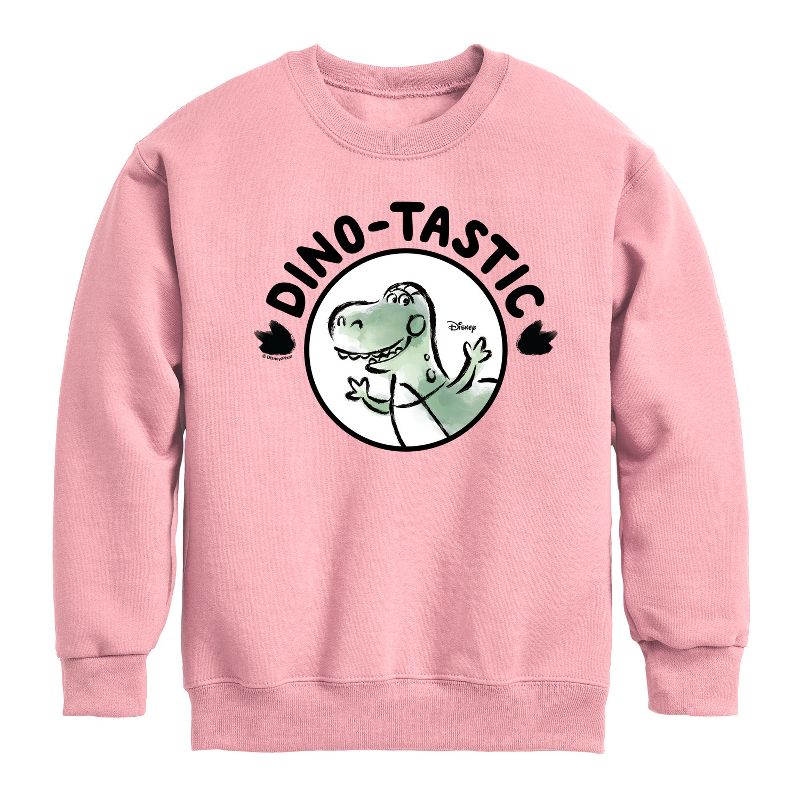 Boys' - Disney - Dinotastic Graphic Long Sleeve Fleece Sweatshirt
