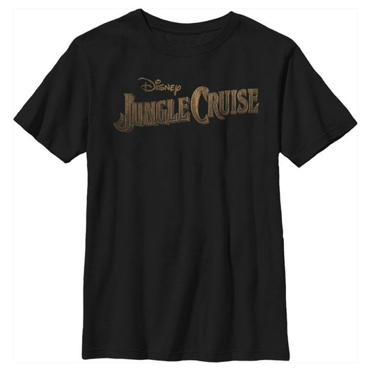 Boy's Jungle Cruise Distressed Logo T-Shirt