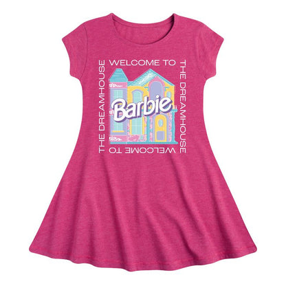 Girls' - Barbie - Welcome To The Dreamhouse Fit & Flair Cap Sleeve Dress