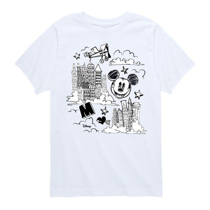 Boys' - Disney - Mickey Mouse Short Sleeve Graphic T-Shirt