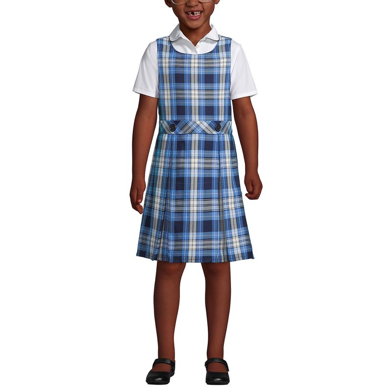 Lands' End Kids Uniform Plaid Jumper