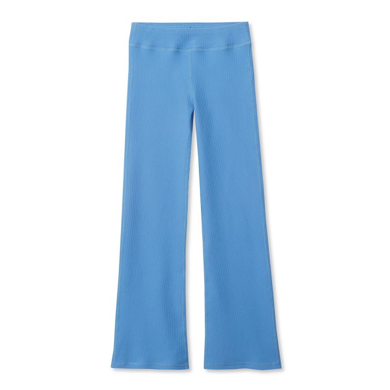 Lands' End Kids Active Flare Ribbed Leggings
