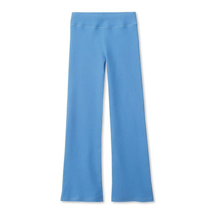 Lands' End Kids Active Flare Ribbed Leggings