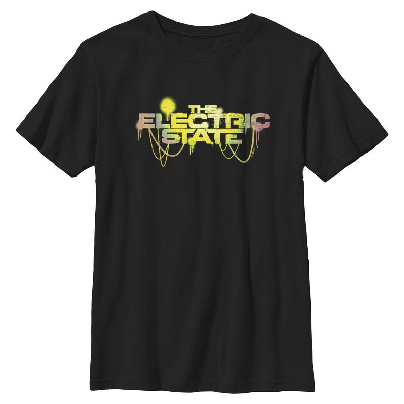 تي شيرت الأولاد بشعار The Electric State Neon Classic