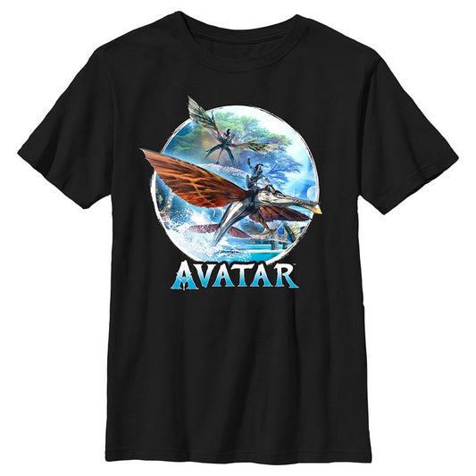 Boy's Avatar: The Way of Water Tulkun Ride Logo T-Shirt