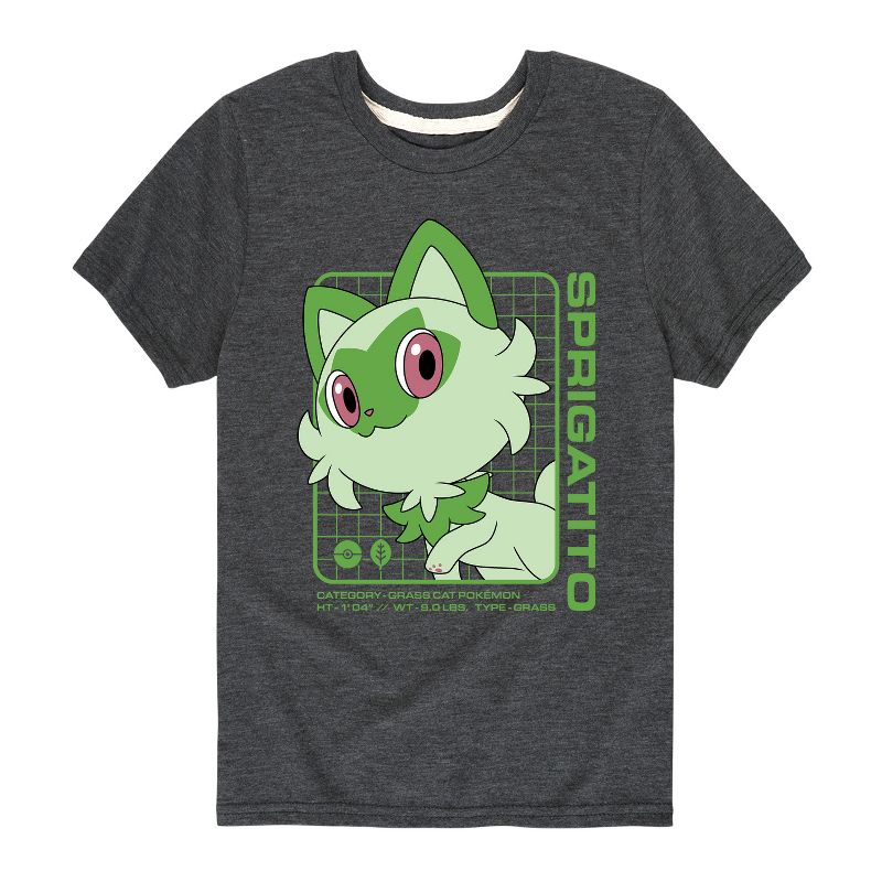 تي شيرت جرافيكي بأكمام قصيرة من سبريجاتيتو ستاتس للأولاد - بوكيمون