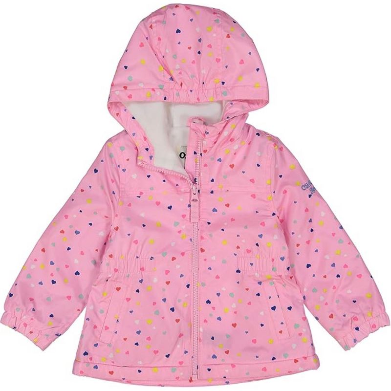 OshKosh B'Gosh Big Girls' Midweight Fleece Lined Anorak Jackets