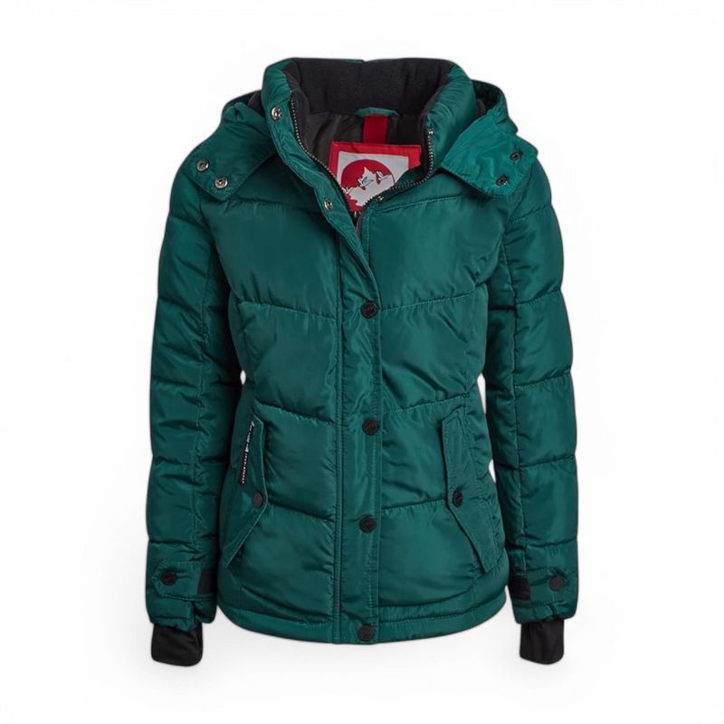 Canada Weather Gear Girls' Winter Coat - Quilted Heavyweight Puffer Parka Coat - Warm Winter Jacket for Girls (7-16)