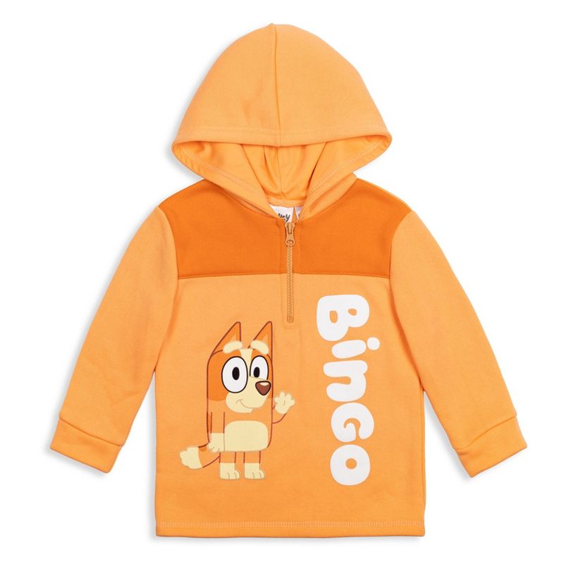Bluey Fleece Half Zip Hoodie Toddler